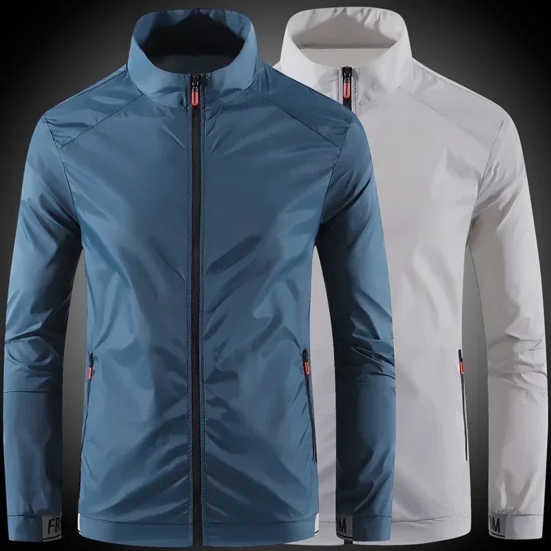 Sunscreen Coats Men'S Breathable Sports Waterproof Jacket Summer UV Protection Outdoor Fishing Skin Clothing
