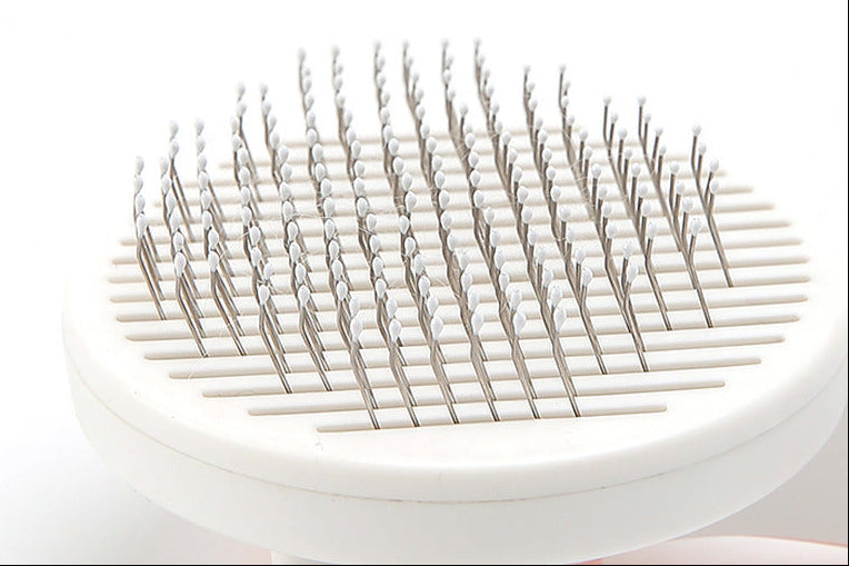 Pet Self Cleaning Cat Brushes, Cat Grooming Brush for Dogs Cats for Long Haired & Short Hair Gently to Remove Loose Undercoat, Mats Tangled