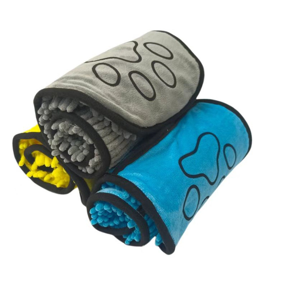 Pet Bath Towel, Specially Designed for Dogs, Quickly Absorbs Water, Cat and Dog Bath Towel