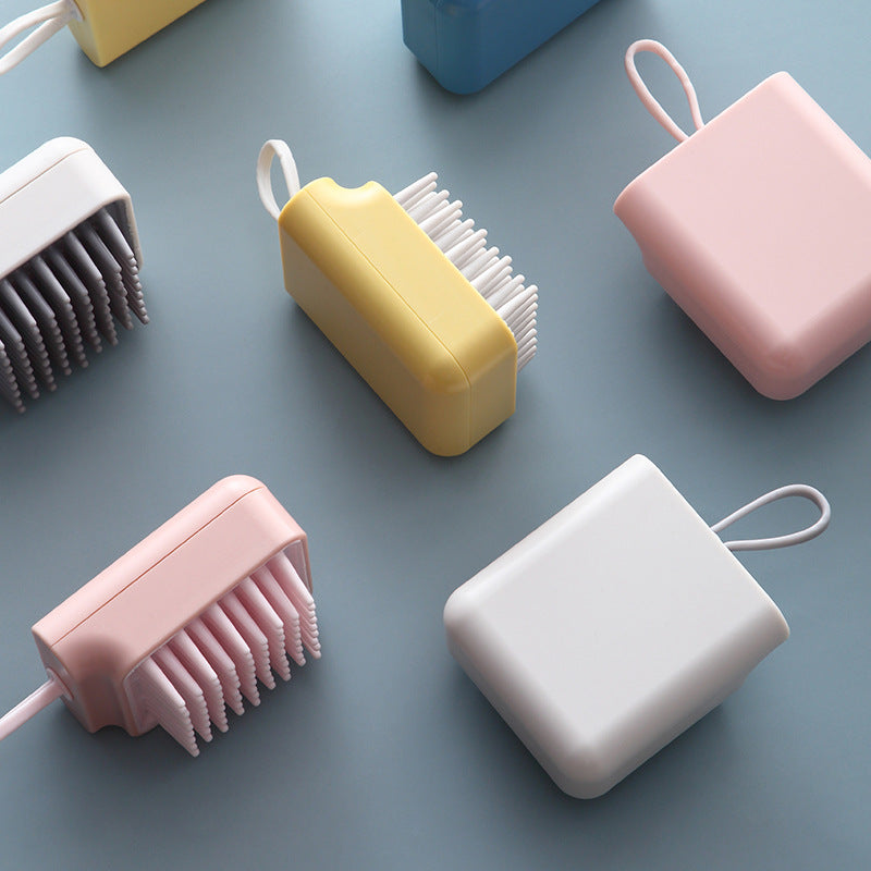 Pet Dog Cat Bath Brush Comb Multifunctional Brush Hair Fur Grooming Massaging Washing Comb Wet and Dry Remove Hair Knots
