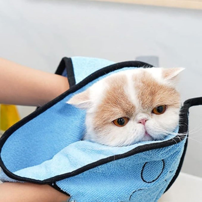Pet Bath Towel, Specially Designed for Dogs, Quickly Absorbs Water, Cat and Dog Bath Towel